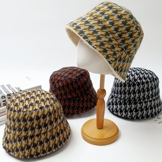 Nón kẻ sọc Modleaf Hound hat Hàn Quốc