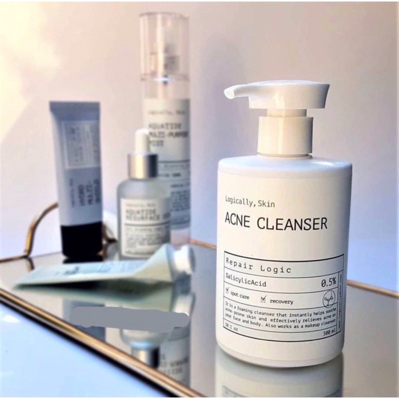 Sữa rửa mặt sinh học LOGICALLY SKIN ACNE CLEANSER 300ml