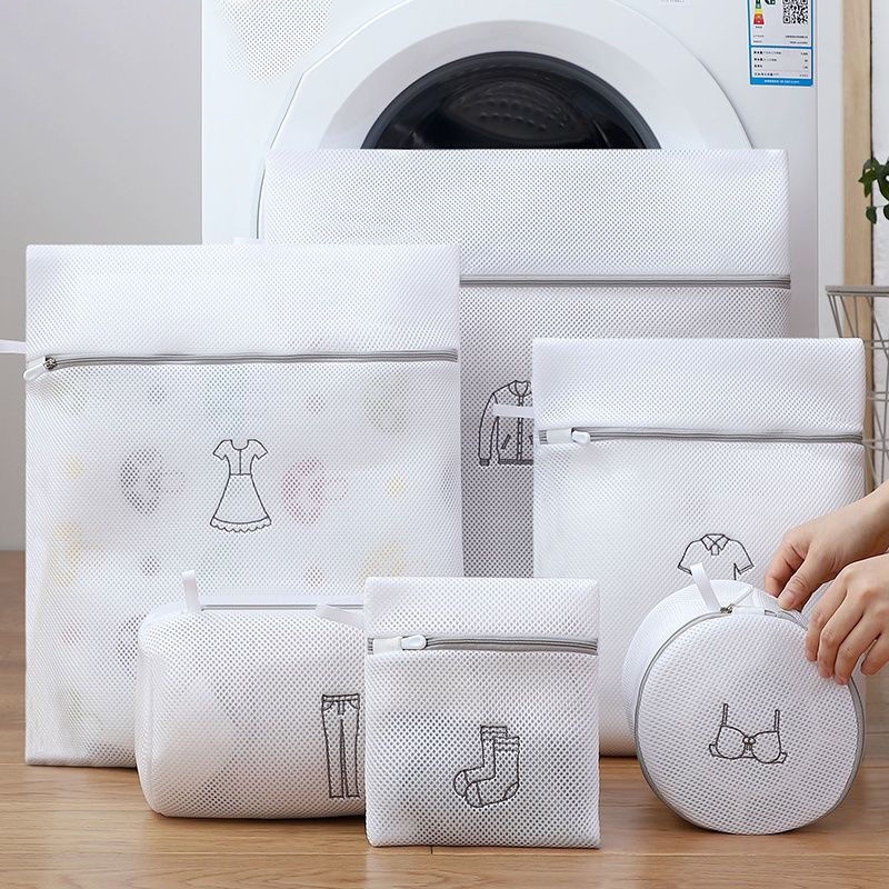 Combo túi giặt đồ máy giặt cao cấp 3 lớp dày dặn bảo vệ quần áo, đồ lót , vớ nhiều kích thước