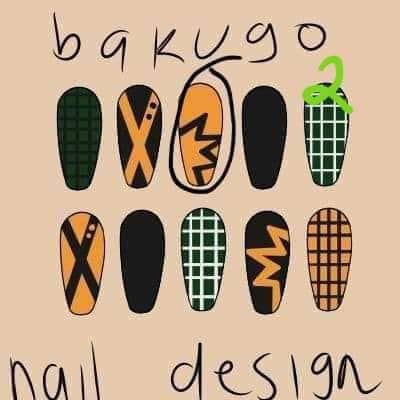 Nailbox Design Bakugo Trong Anime MY HERO ACADEMY