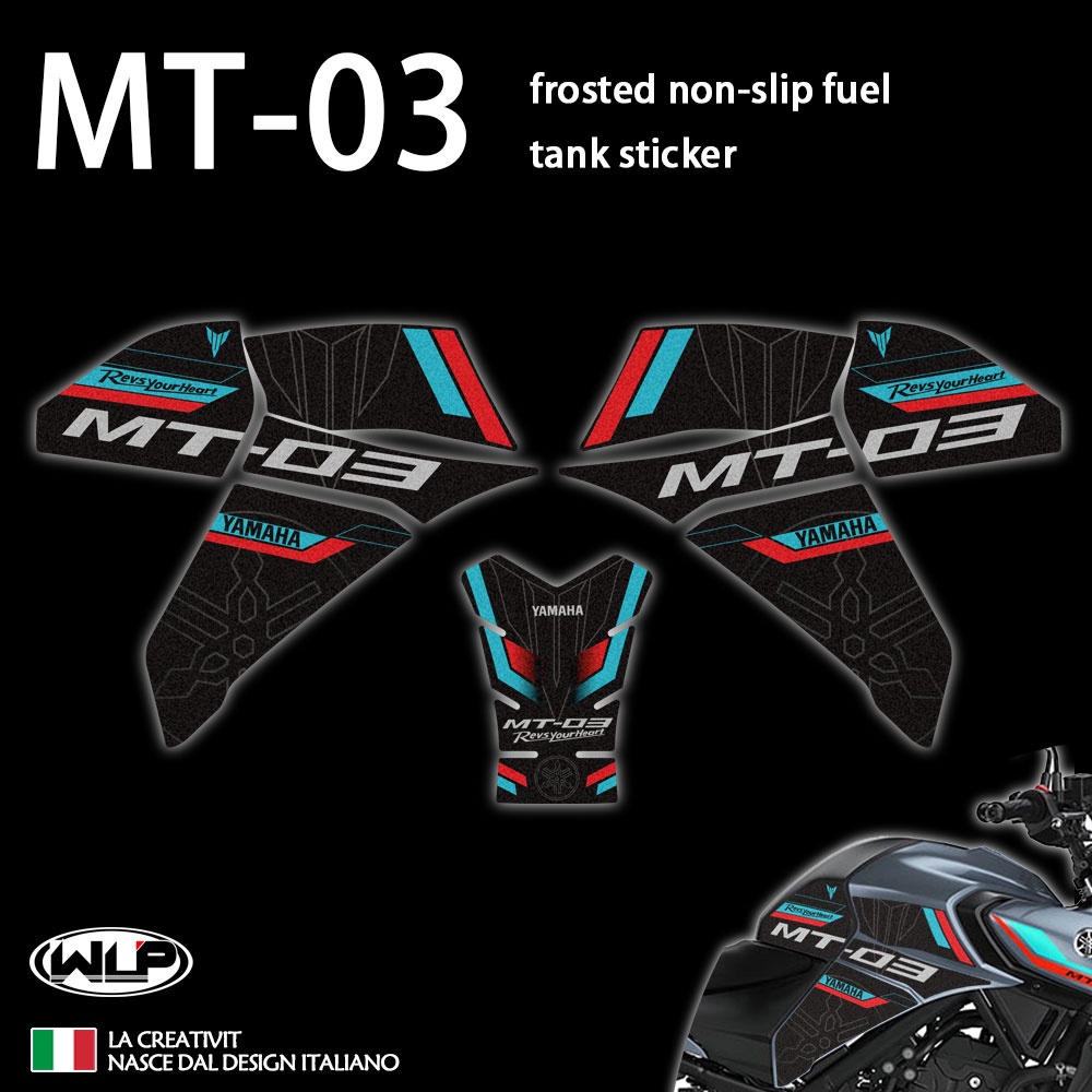 Sticker 3M Chống Thấm Nước Dán Nắp Bình Xăng Xe Máy Yamaha MT-03 mt03 mt03
