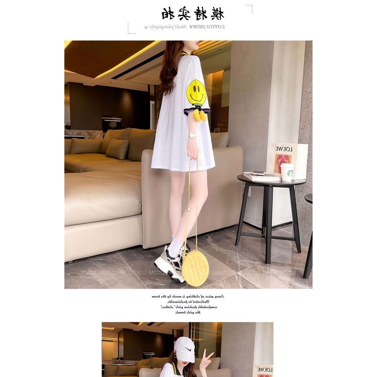 Áo Thun polo Tay Ngắn Dáng Rộng Phong Cách Phương Tây Thời Trang Mùa Hè Cho Nữ