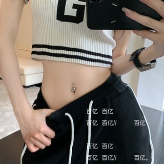 Khuyên rốn tim thân ngắn 6 - 8 - 10mm