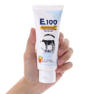 SỮA RỬA MẶT E100 SỮA BÒ TUÝP LỚN 80G