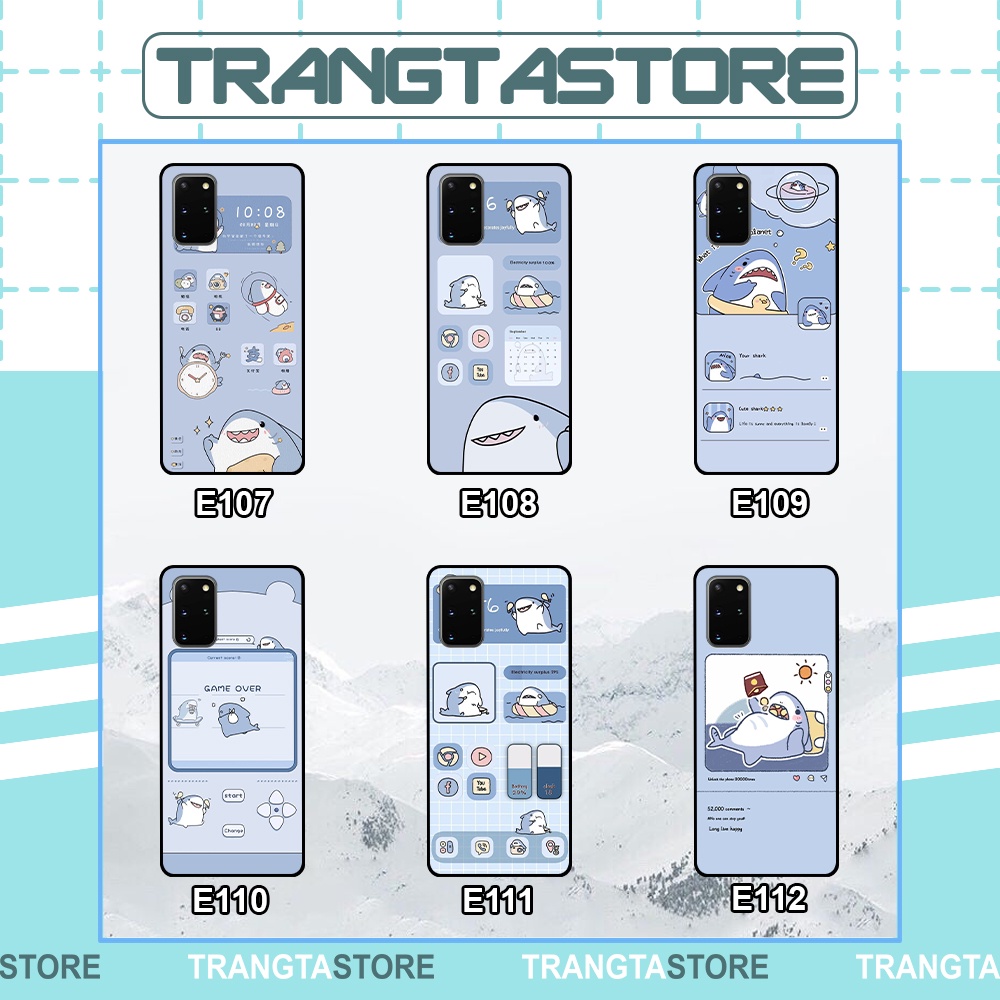 Ốp lưng Samsung S20 / S20 Plus / S20+ / S20 Ultra / S20 FE in hình nền cá mập đáng yêu giá rẻ