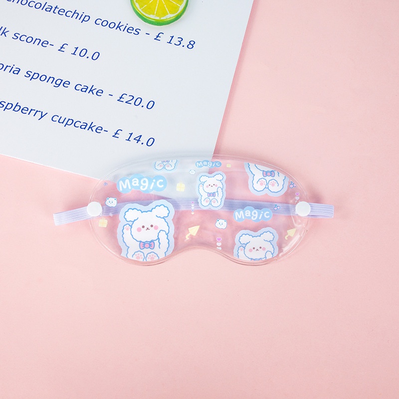 Bịt mắt nước, che mắt ngủ có gel làm mát cute trái cây trong suốt