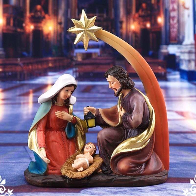 Đồ trang trí Tượng Chúa Jesus Trang Trí Giáng Sinh