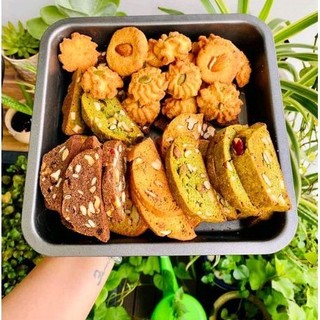 Bánh biscotti keto ( không tinh bột 250gr)
