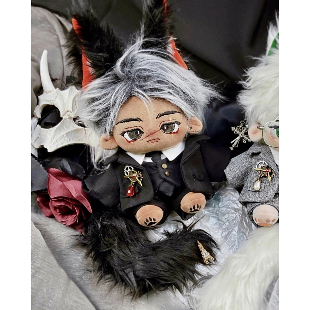 Doll không thuộc tính 20cm 30cm có tai và đuôi - Búp bê chân dài không thuộc tính da nâu có xương 20cm 30cm