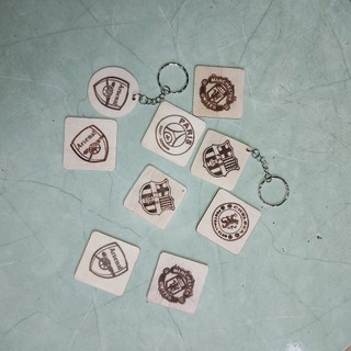 Móc khoá logo câu lạc bộ bóng đá yêu thích