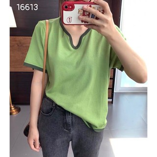 Áo Len BIGSIZE  cổ tim viền 16613