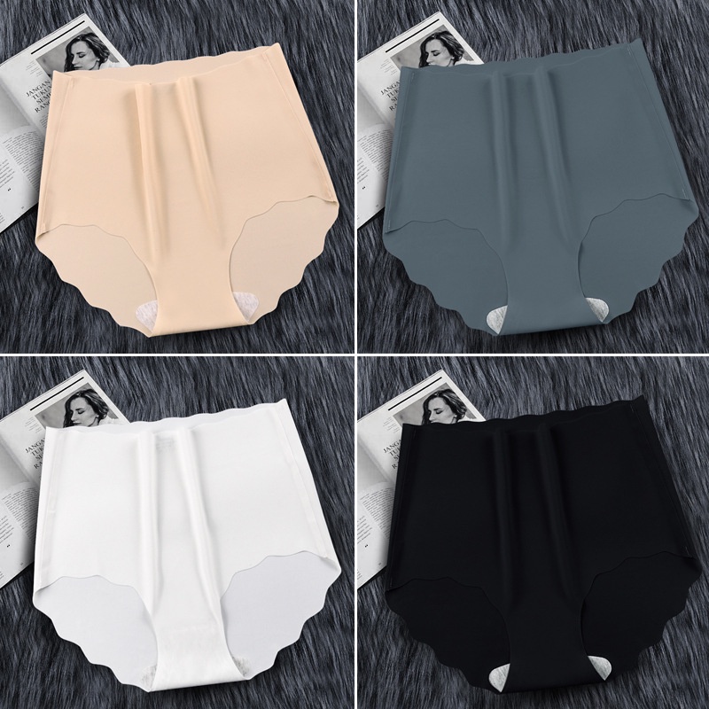 Quần nót nữ su đúc lưng cao thun lạnh mềm mại KIMCHIBIKINI quần Lót nữ viền sóng cao cấp QL009