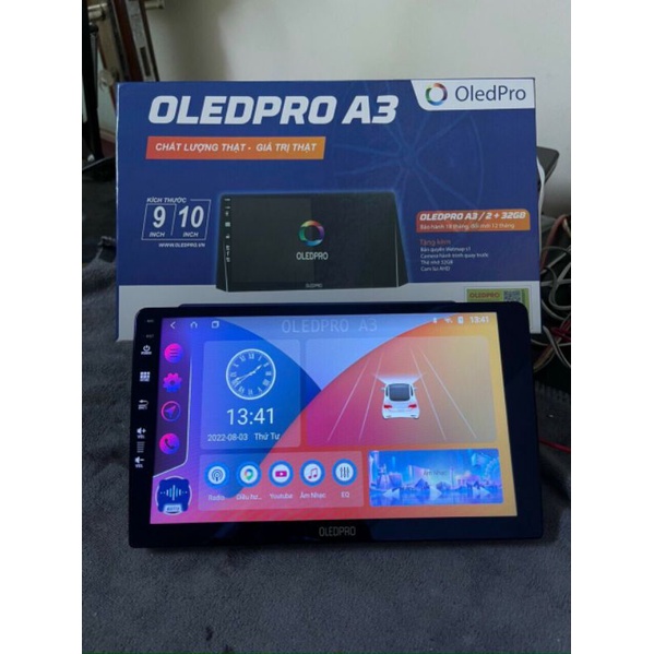 Màn Hình Android OLED PRO A3 theo xe Ford Transit 2011 - 2022, 9 inch và 10 inch kèm dưỡng và jack zin