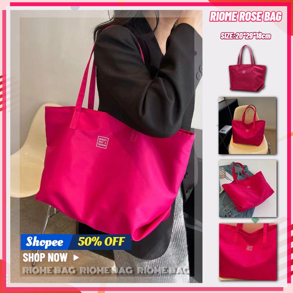 Ripome rose Túi Xách Đeo Vai Bằng Da Màu Hồng Thương Hiệu Bán Trực Tiếp Từ Nhà Máy Cho Nữ