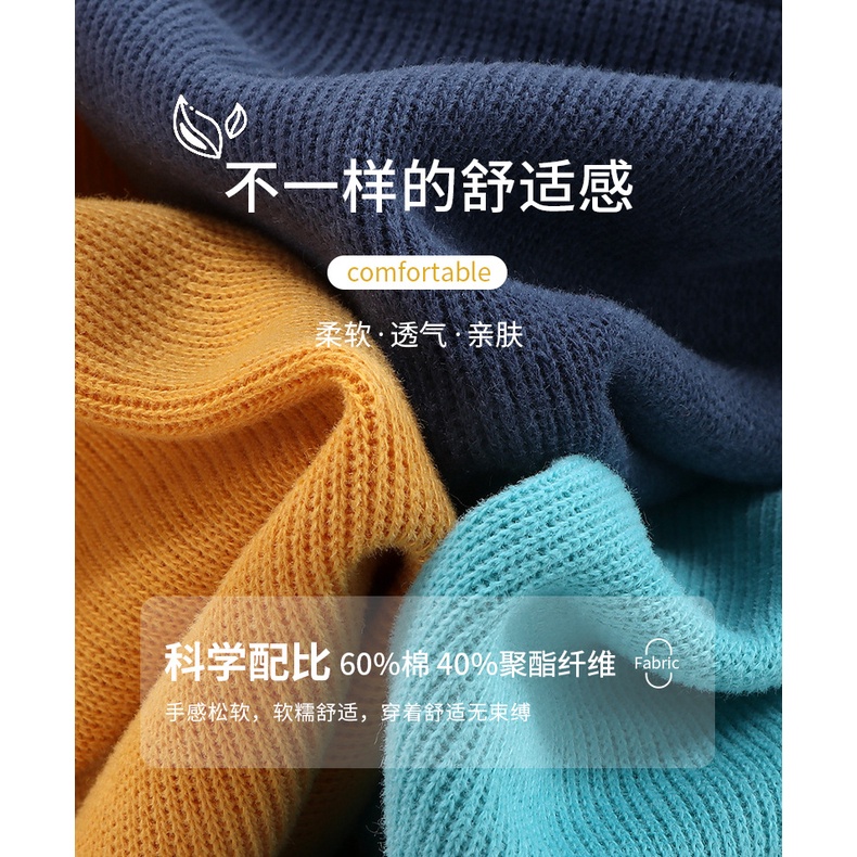 Áo Sweater Chui Đầu Thêu Họa Tiết Màu Sắc Thời Trang Xuân Thu Phong Cách Hàn Quốc Cho Bé Trai / Gái 80-140CM