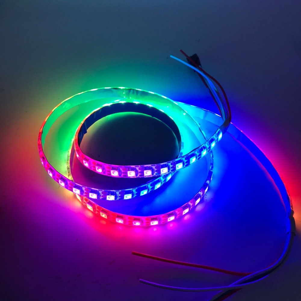 Dây Đèn led WS2812B 1-5m 96 pixels / leds / m Smart 5050 RGB 5050 RGB, WS2812 IC; IP30 / IP65 / IP67 DC5V