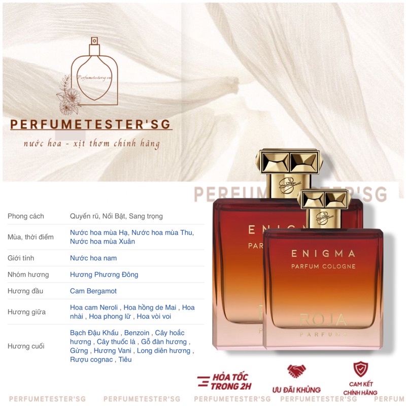 NƯỚC HOA ROJA ENIGMA COLOGNE -perfumetester