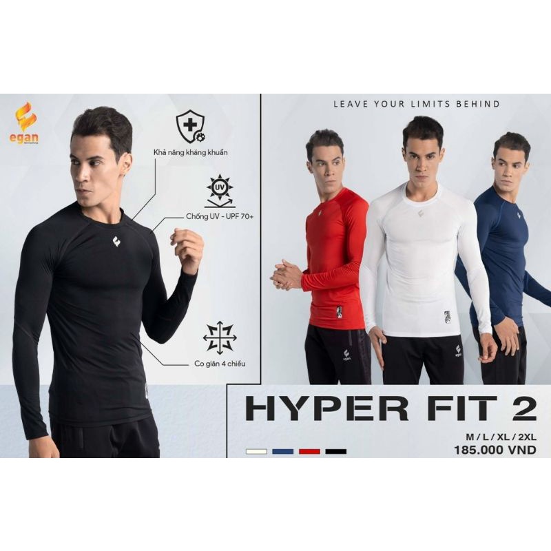 ÁO GIỮ NHIỆT KIÊM CHỐNG NẮNG EGAN CAO CẤP BODY HYPER FIT 2