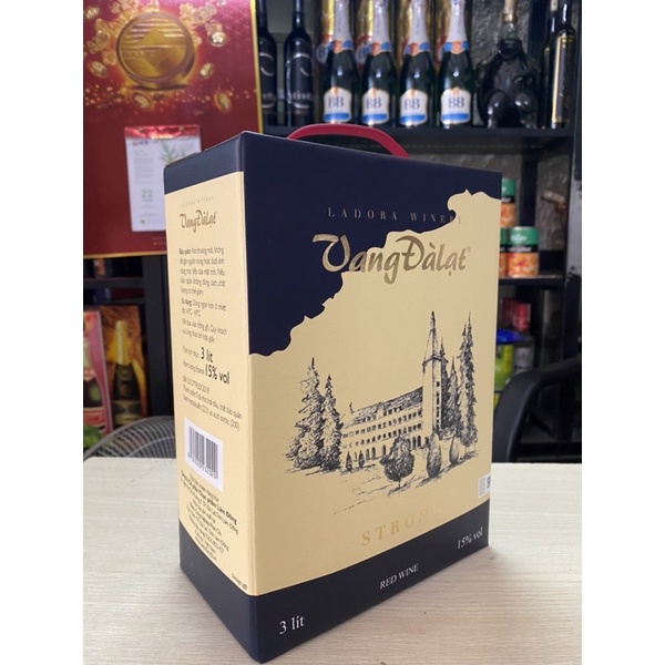 Vang Đỏ Đà Lạt Strong  3 Lít