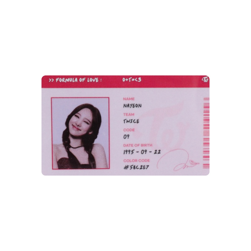 Bộ Album Ảnh 3rd Album Formula Of Love: O + T = < 3 Ngẫu Nhiên