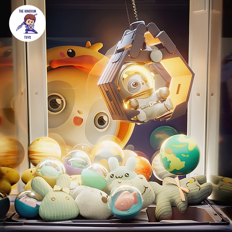 Máy Gắp Thú Bông Mini Phi Hành Gia Kích Thước Lớn Có Nhạc , Đèn, Nhiều Thú Bông Cho Bé / Đồ Chơi Trí Tuệ / Thông Minh