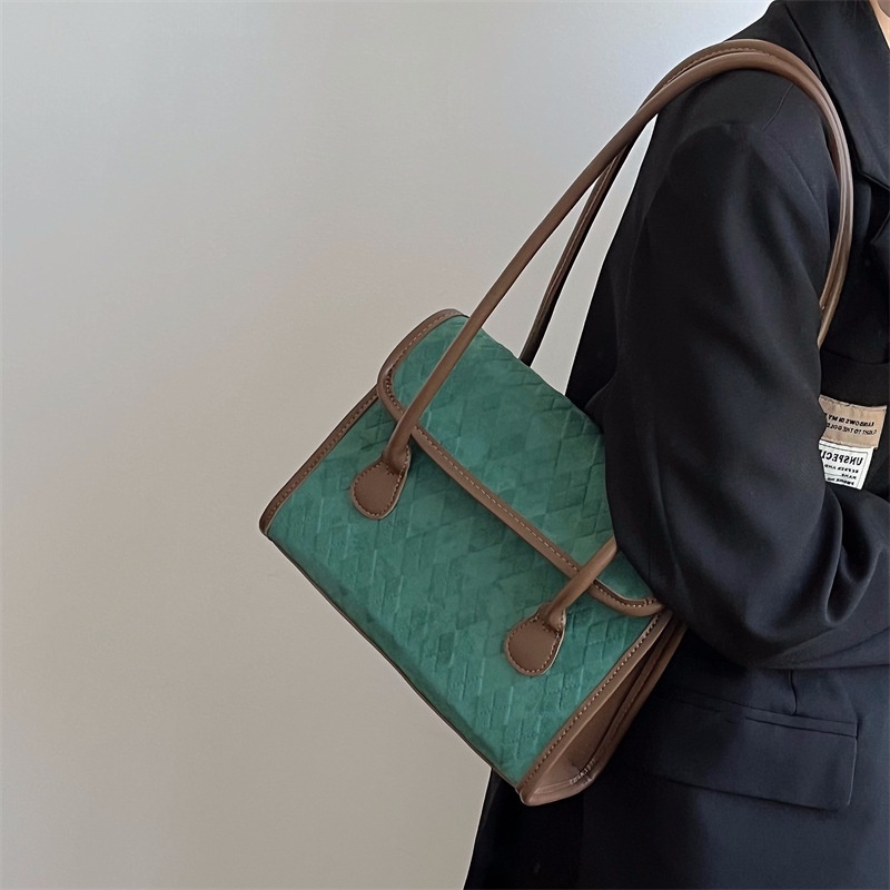 Túi Xách Đeo Vai Đính Kim Cương Giả Phong Cách Hàn Quốc Cổ Điển Dành Cho Nữ