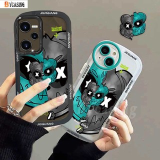 Ốp Điện Thoại TPU Mềm Trong Suốt Hình Gấu Cho Realme C35 C21Y C25Y Realme5 5i 6i C3 C21 Realme C11 2021 C25 C15 C12 C2 C3 Narzo 30A