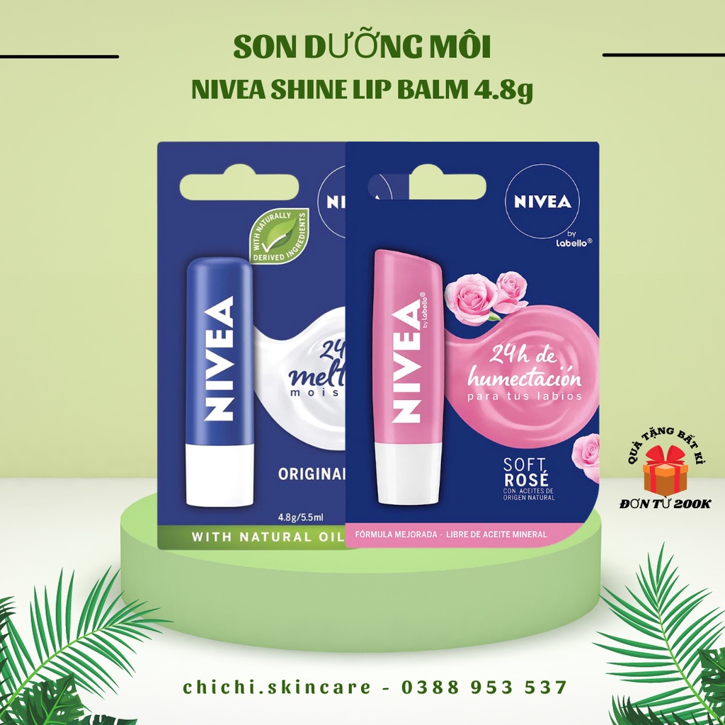 Son Dưỡng Ẩm Môi Nivea Soft