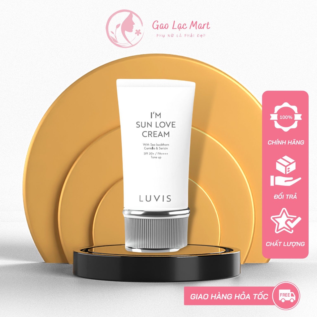 [TẶNG NƯỚC TẨY TRANG] - Kem Chống Nắng Hàn Quốc LUVIS - I'M SUN LOVE CREAM 50gram
