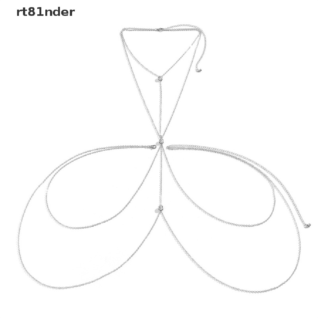 Rt Vòng cổ Cơ Thể Dạng Chuỗi Đơn Giản Phong Cách Boho Quyến Rũ Cho Nữ