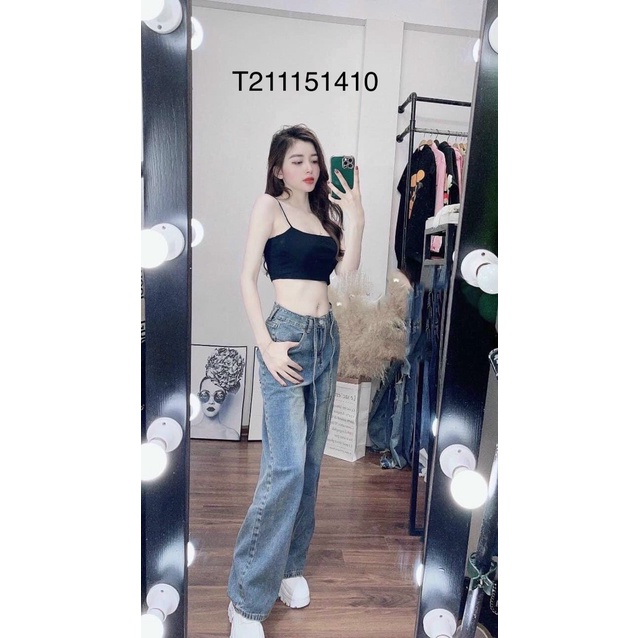Quần jeans baggy dây