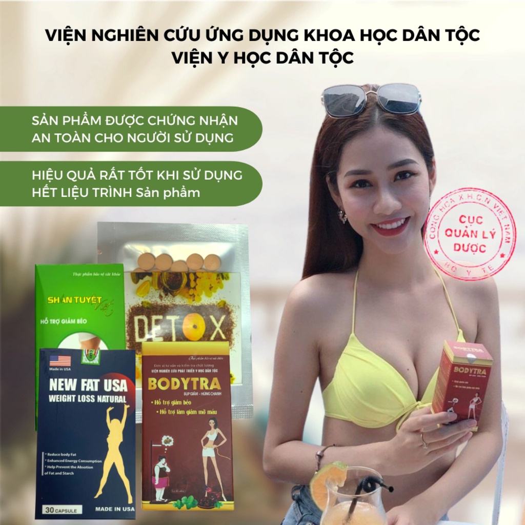 Giảm Cân Bodytra Kết Hợp NewFat và Shan Tuyết Giảm 9- 12kg Sau 1 ...