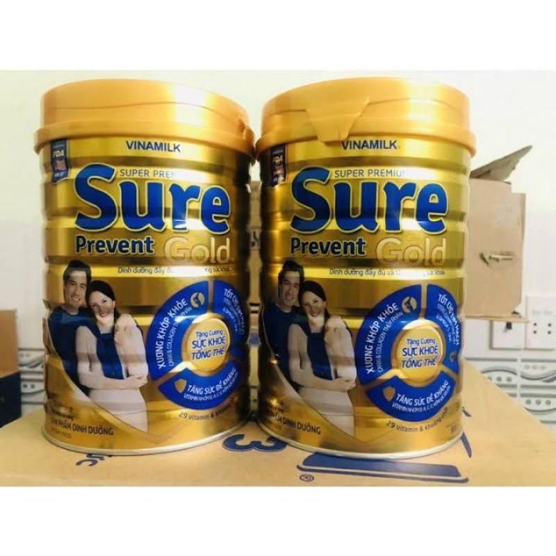 SỮA BỘT SURE PREVENT VINAMILK 900G ( DATE 2025)