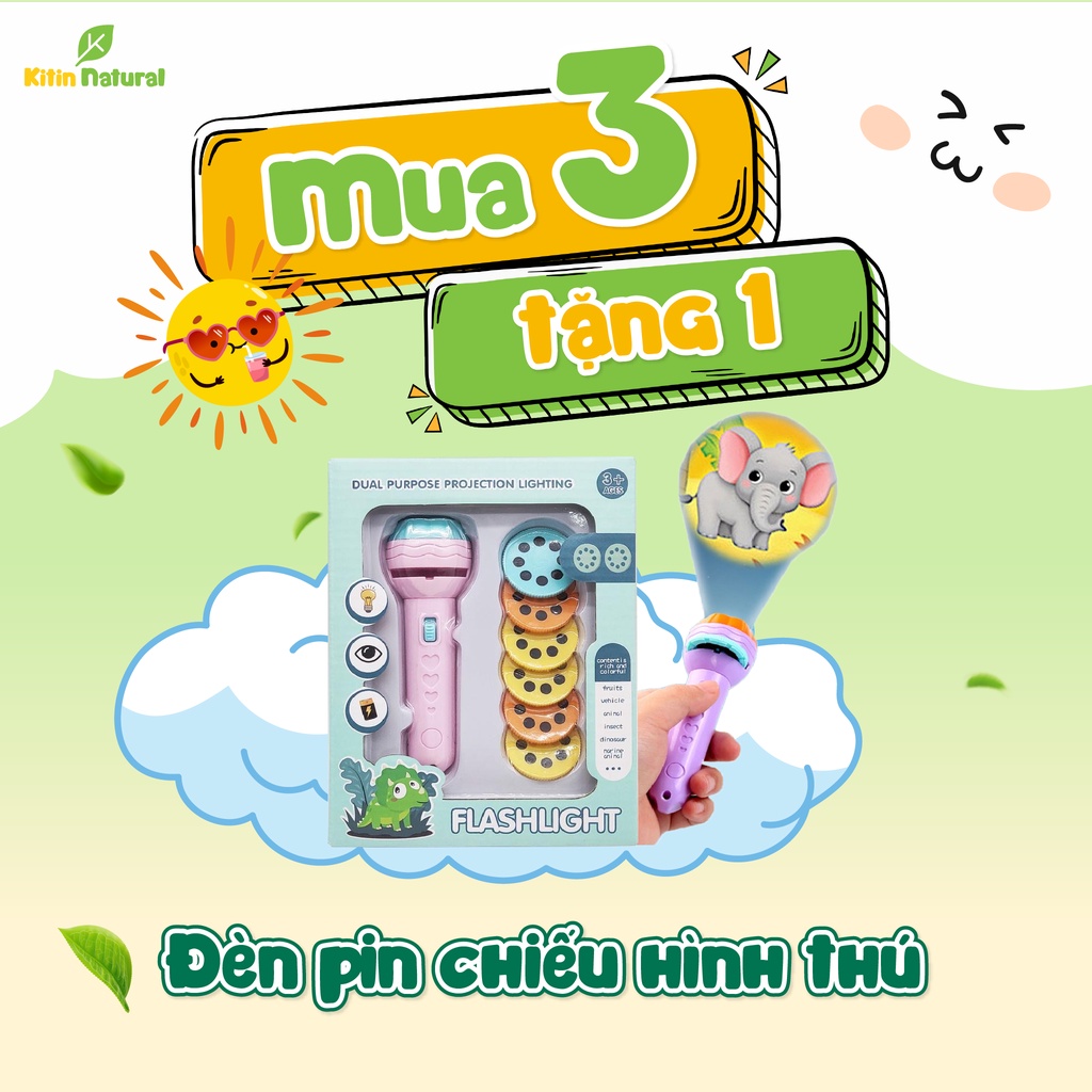 [MKB Gift] Combo 3 đồ chơi cho bé Kitin Natural