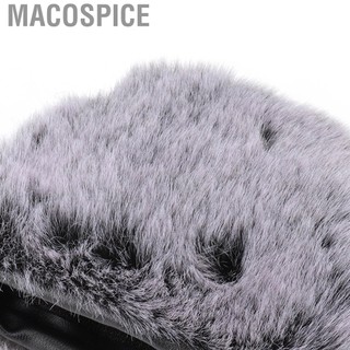 Macospice Microphone Furry Windscreen Muff Condenser Windshield Windproof Cover