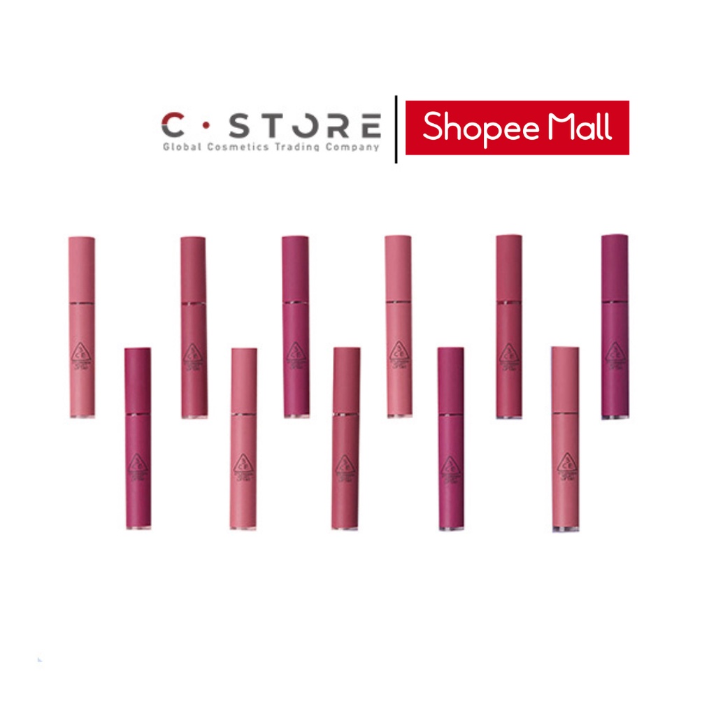 Son kem lì 3CE Velvet Lip Tint 4.0G mịn lì, không lộ vân môi, khô môi