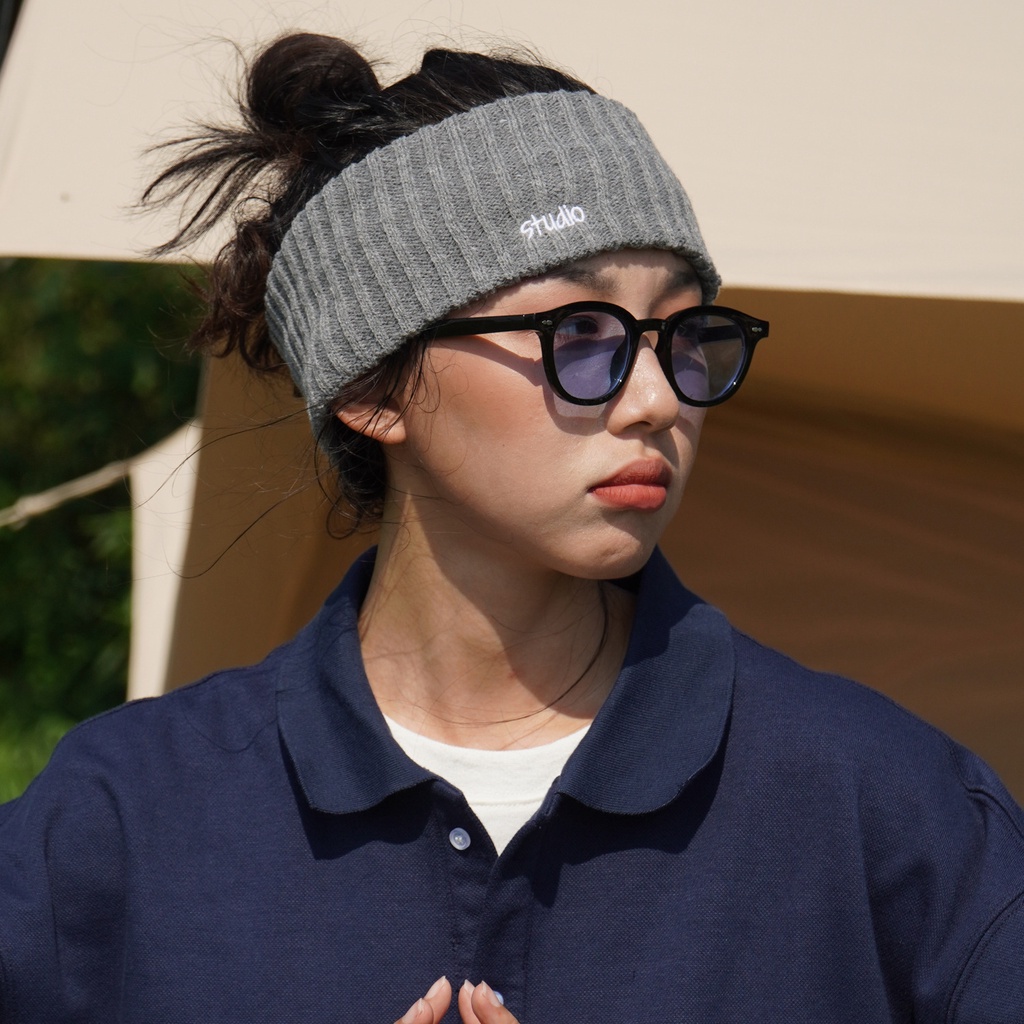 Băng Đô Dệt Kim Đơn Giản Cá Tính Cho Nam Nữ Rửa Mặt