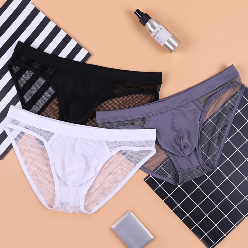Quần Lót Lưới Trong Suốt Thoáng Khí Gợi Cảm Cho Nam