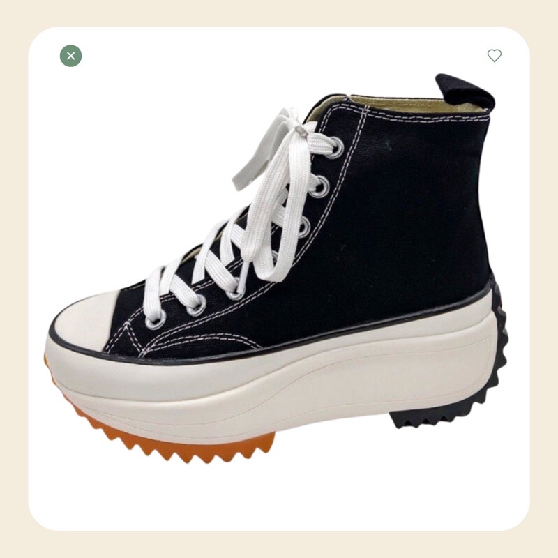 Giày sneaker thể thao NAM NỮ cổ cao nâng chiều cao thời trang All Star - Giày thể thao vải canvas