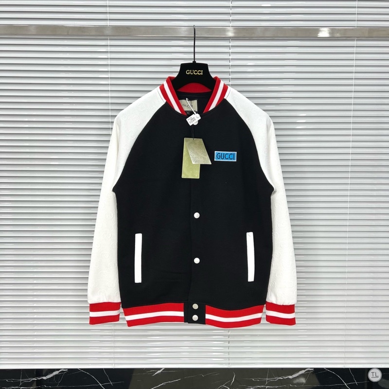 Áo Khoác Bomber Gucci Hot, Chất Vải Dệt