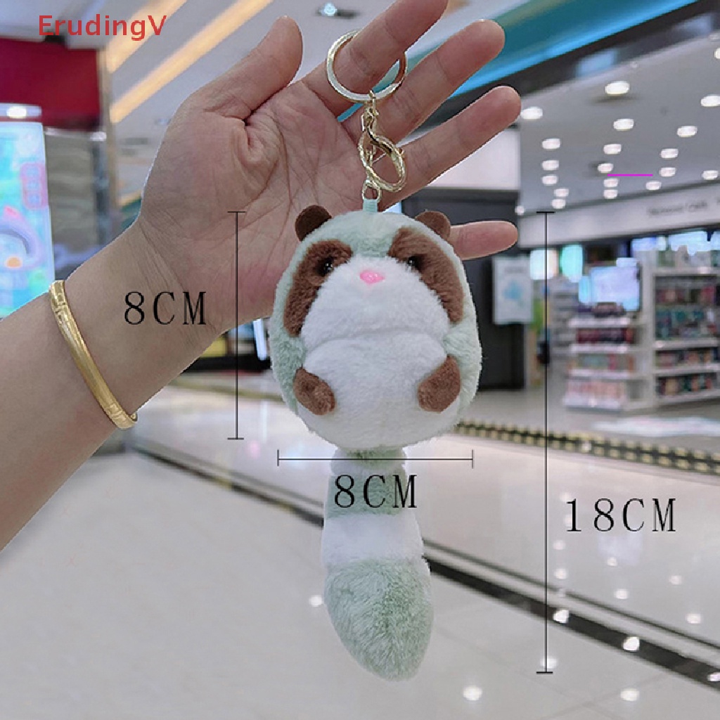 [ErudingV] Móc Khóa Búp Bê Nhồi Bông Gấu Mèo Odd-Tailed Nhỏ Nhắn [Mới]