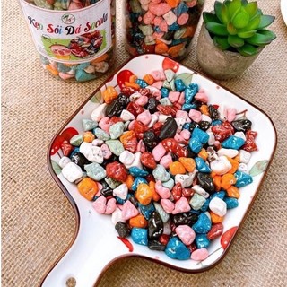 Kẹo sỏi đá nhân socola lon 500gr