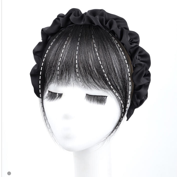 Tóc Mái Giả Nối Dài Kèm Mái / Tóc Giả / Băng Đô Xinh Xắn Cho Nữ