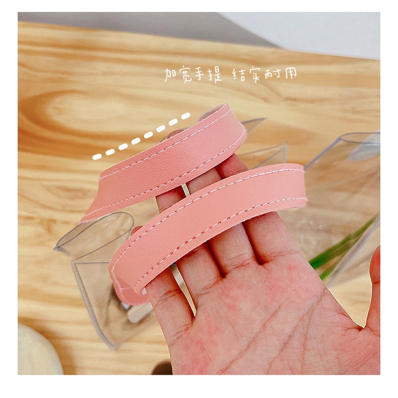 Túi Đựng Mỹ Phẩm Bằng PVC Trong Suốt Phong Cách Nhật Bản