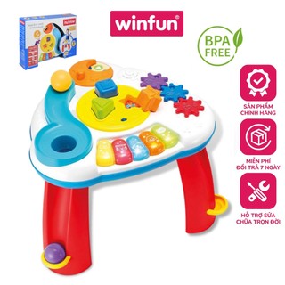 Bàn nhạc thả bóng có đèn nhạc Winfun 0812, đồ chơi kích thích phát triển giác quan và rèn luyện khả năng vận động cho bé