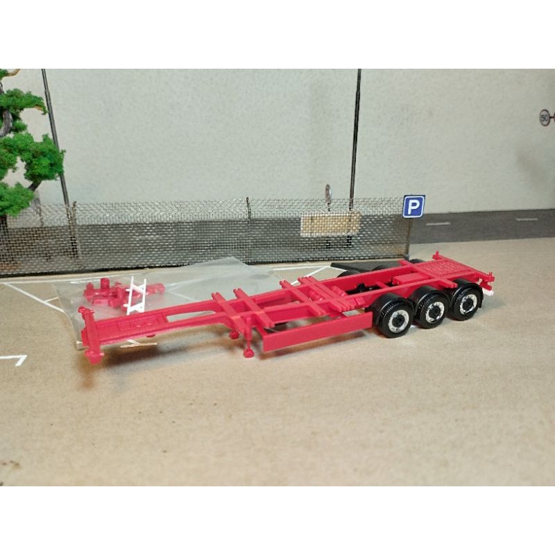 Mô hình 1:87 Herpa trailer container 40/45ft