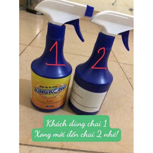 tẩy quần áo màu kinh kông