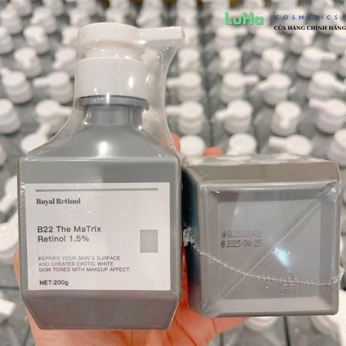 Kem Ủ Trắng Body Body Royal Retinol B22 The Matrix 200g, kích trắng da mềm mịn mờ thâm ngừa lão hóa, LuHa_Cosmetics