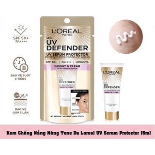 Kem chống nắng dưỡng trắng nâng tông giảm thâm Loreal