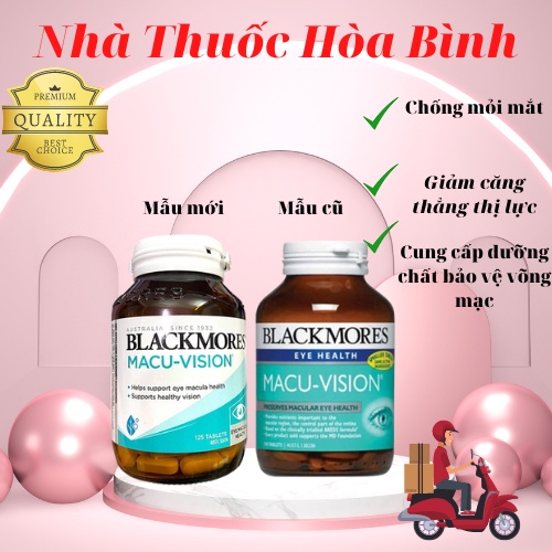 {Tem Chemist}Viên Uống Bổ Mắt Macu-Vision Blackmores - Sáng Mắt Blackmores Macu Úc